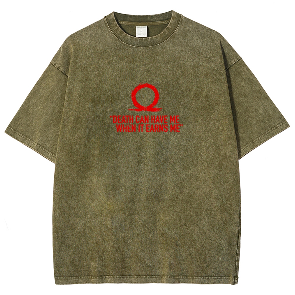 God of War Washed T-shirt 2608004038