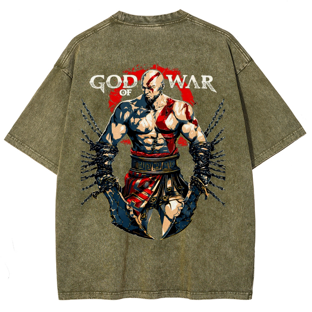 God of War Washed T-shirt 2608004038