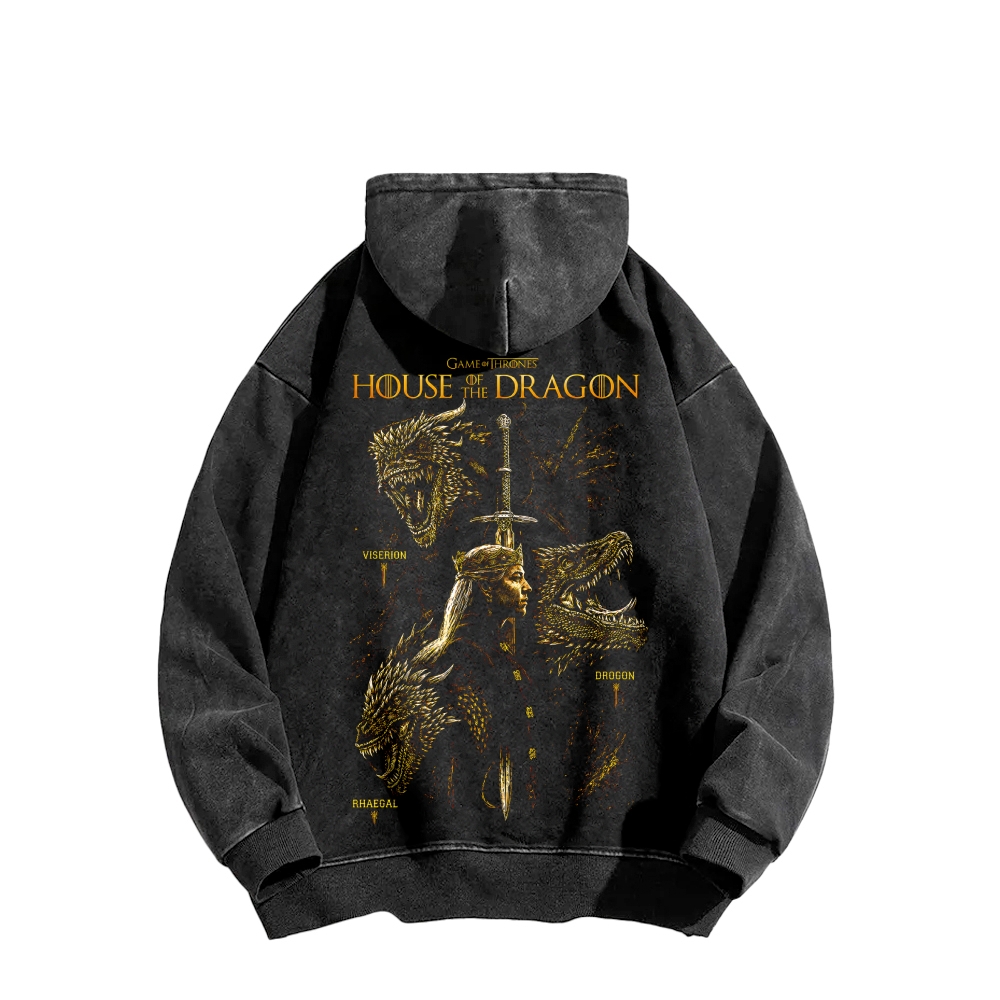 House of the Dragon Unisex washed sweatshirts