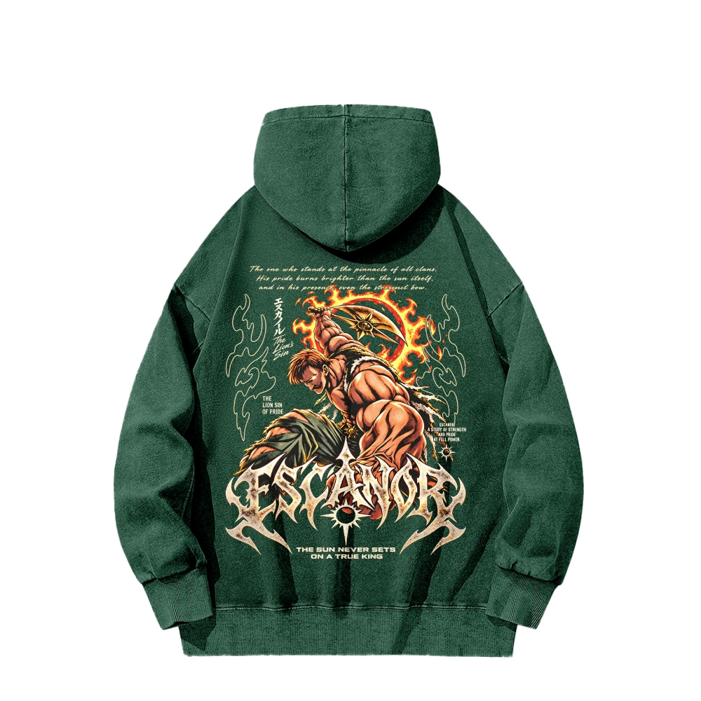 Seven Deadly Sins Unisex washed sweatshirts