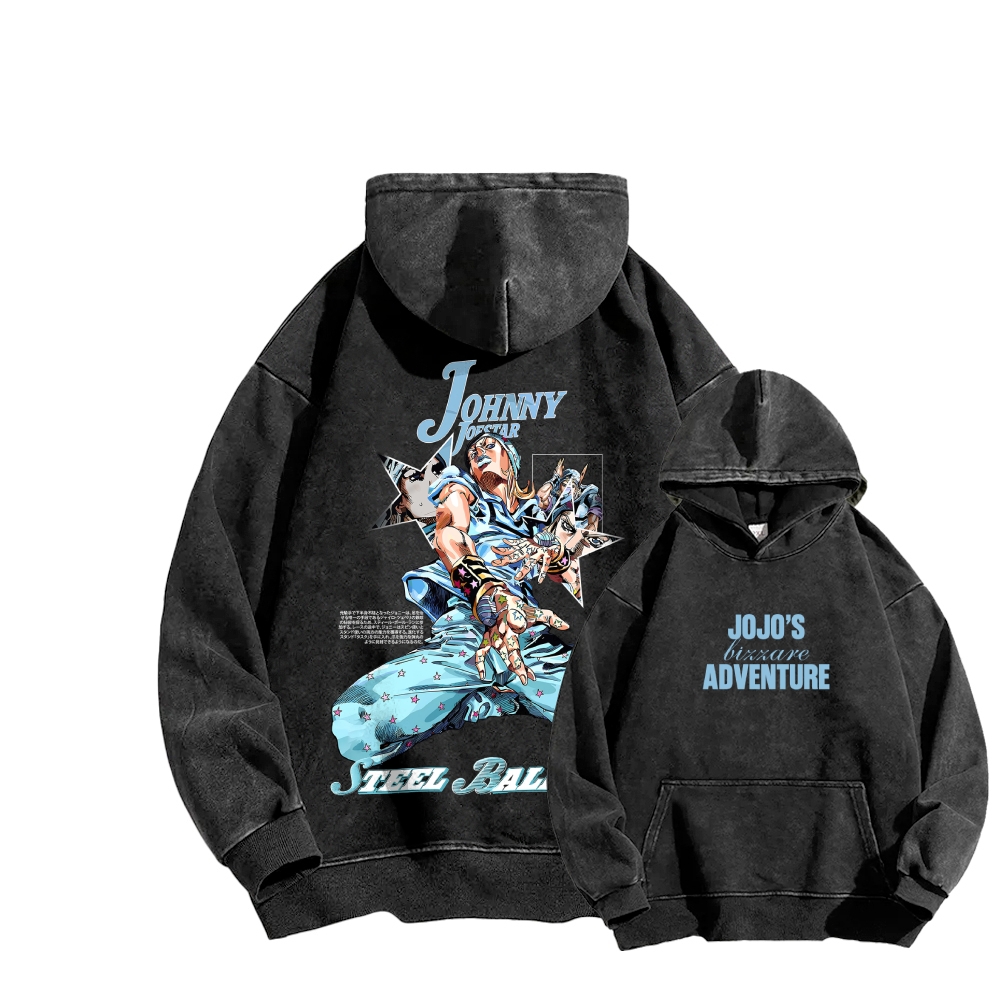 Jojo's Bizarre Adventure Unisex washed sweatshirts