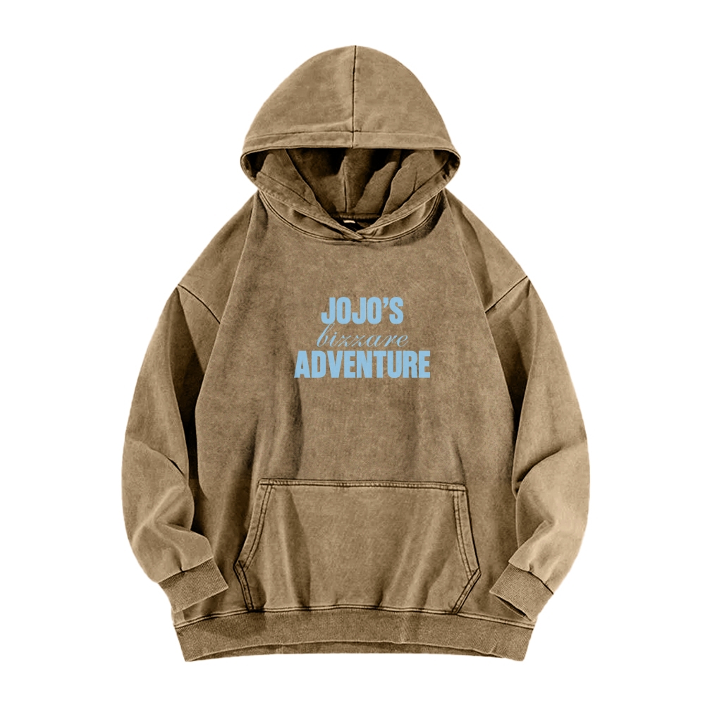 Jojo's Bizarre Adventure Unisex washed sweatshirts